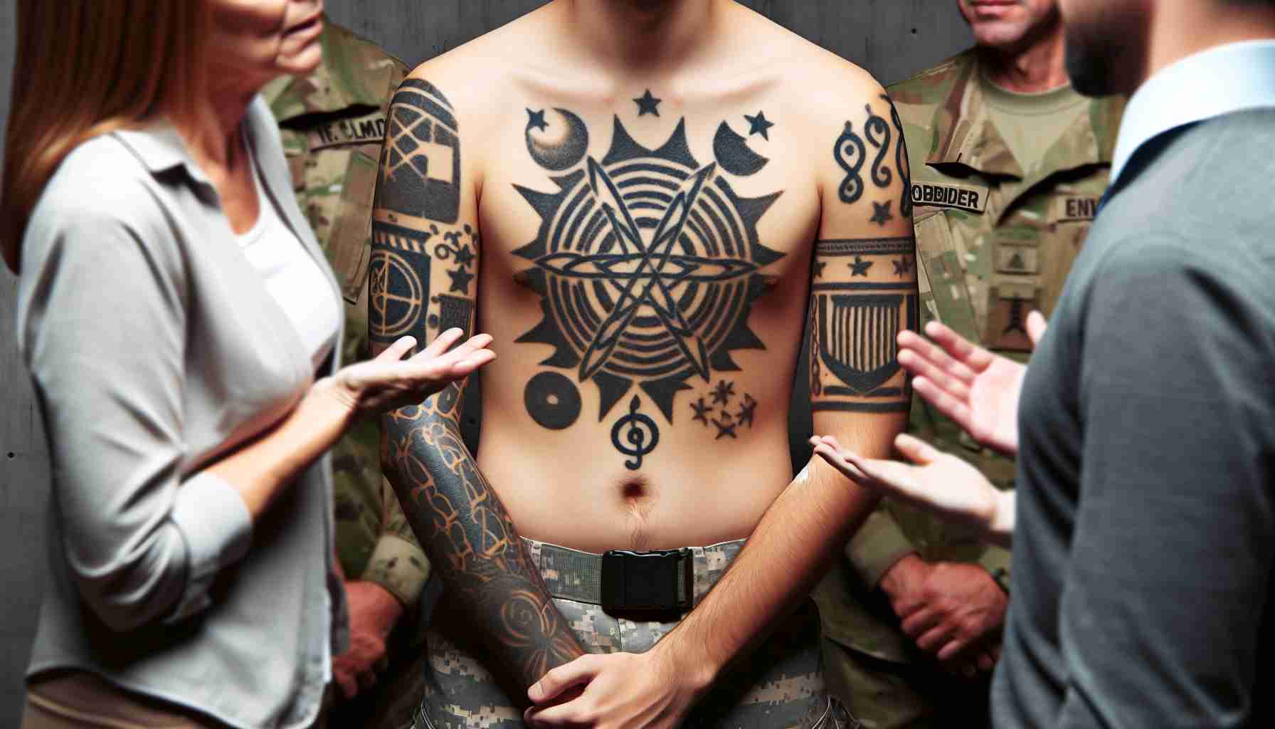 Controversial Tattoo Sparks Debate Over Symbolism