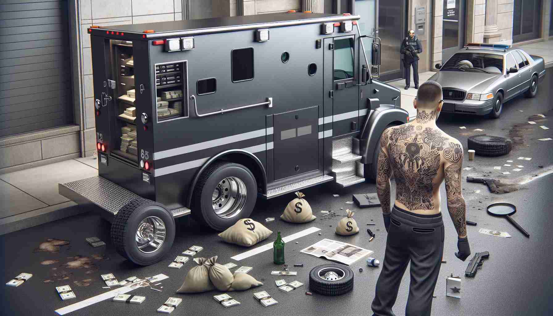 Valentine’s Day Heist: Tattoo Links Suspect to Armored Truck Robbery